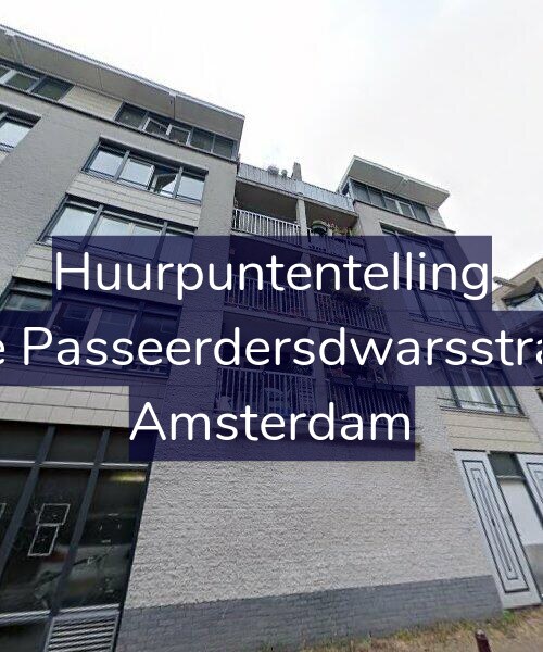 Foto gevel Huurpuntentelling voor Eerste Passeerdersdwarsstraat 50, Amsterdam