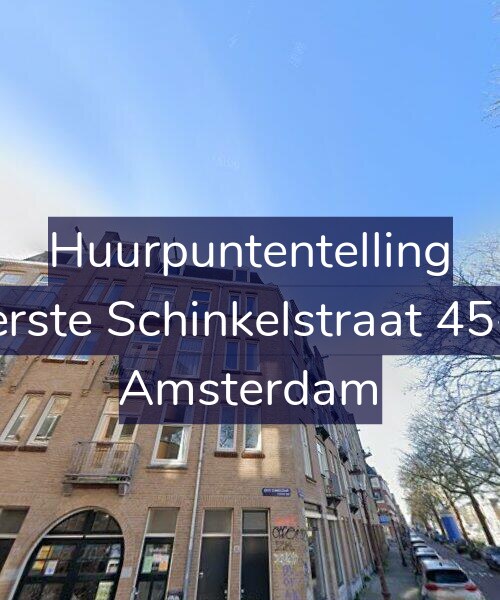 Foto gevel Huurpuntentelling voor Eerste Schinkelstraat 45-2, Amsterdam