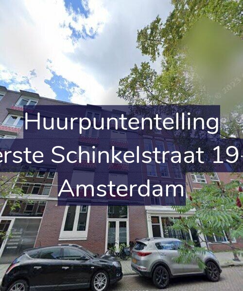 Foto gevel Huurpuntentelling voor Eerste Schinkelstraat 19-B, Amsterdam
