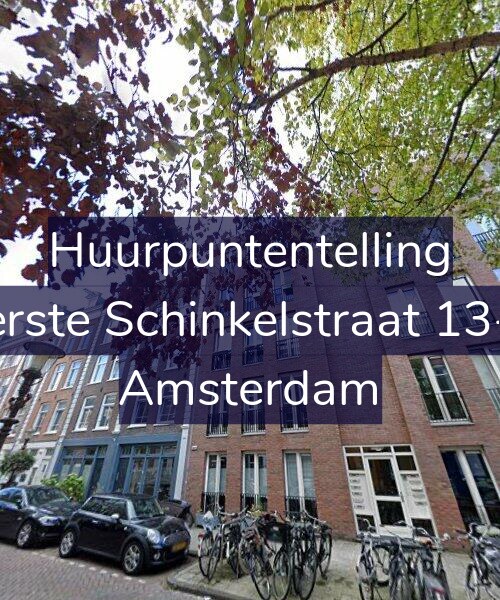 Foto gevel Huurpuntentelling voor Eerste Schinkelstraat 13-C, Amsterdam