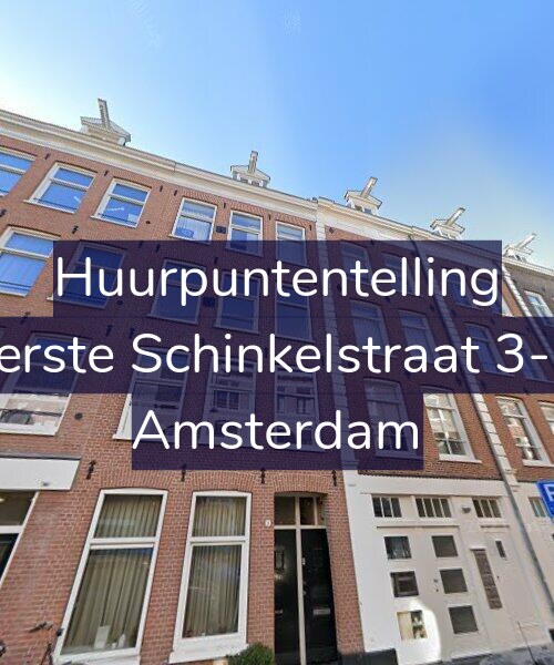 Foto gevel Huurpuntentelling voor Eerste Schinkelstraat 3-H, Amsterdam