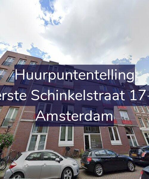 Foto gevel Huurpuntentelling voor Eerste Schinkelstraat 17-A, Amsterdam