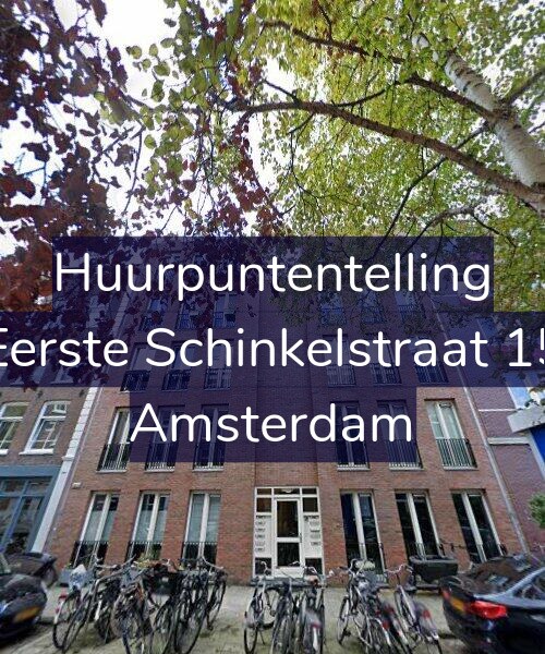 Foto gevel Huurpuntentelling voor Eerste Schinkelstraat 15, Amsterdam