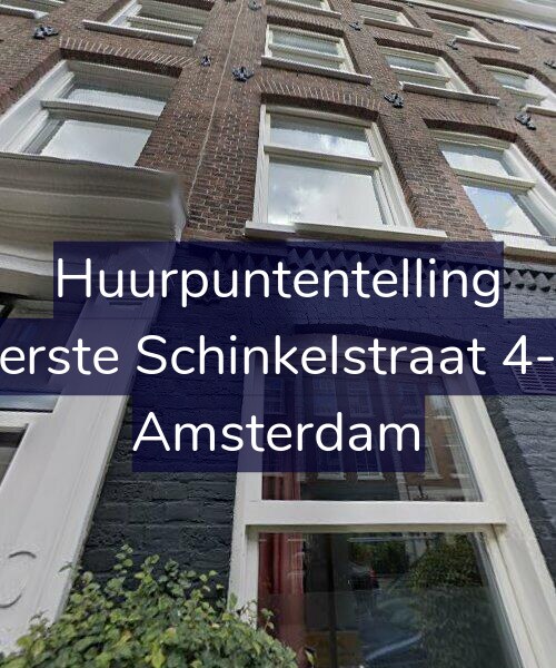Foto gevel Huurpuntentelling voor Eerste Schinkelstraat 4-1, Amsterdam