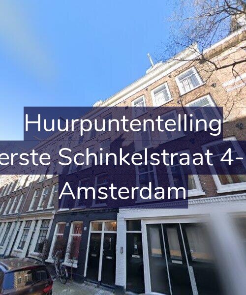 Foto gevel Huurpuntentelling voor Eerste Schinkelstraat 4-H, Amsterdam