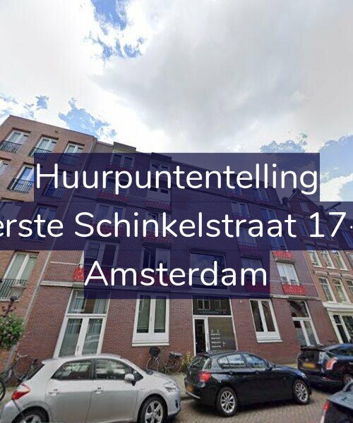 Foto gevel Huurpuntentelling voor Eerste Schinkelstraat 17-B, Amsterdam