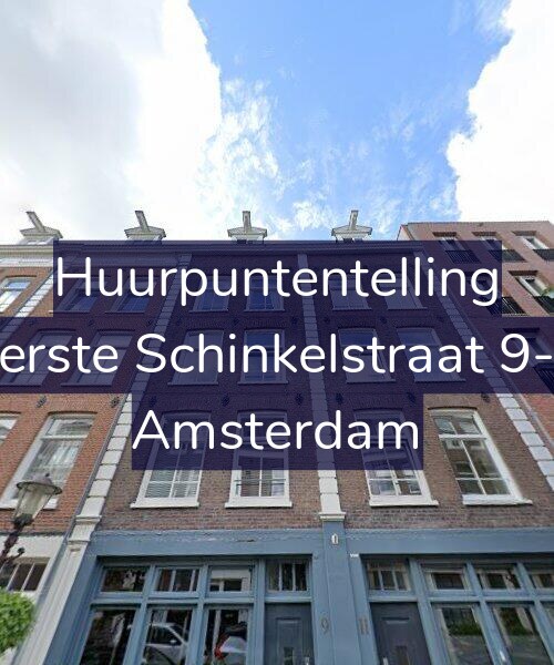 Foto gevel Huurpuntentelling voor Eerste Schinkelstraat 9-3, Amsterdam