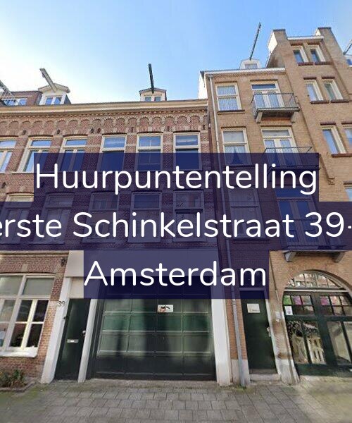 Foto gevel Huurpuntentelling voor Eerste Schinkelstraat 39-H, Amsterdam