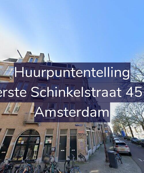 Foto gevel Huurpuntentelling voor Eerste Schinkelstraat 45-1, Amsterdam