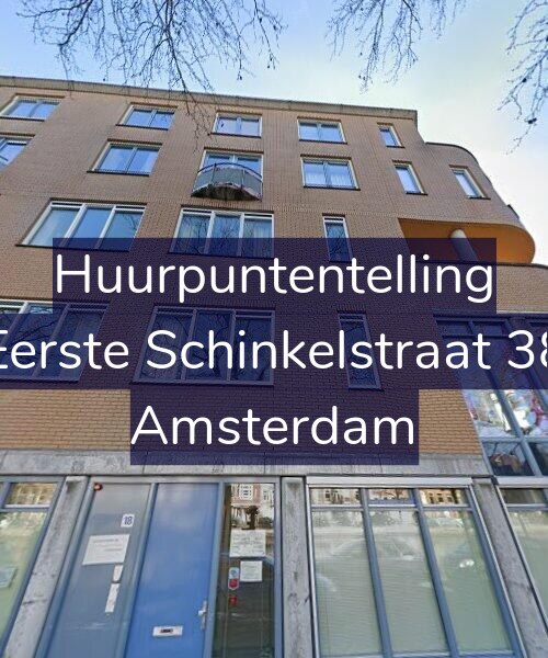 Foto gevel Huurpuntentelling voor Eerste Schinkelstraat 38, Amsterdam