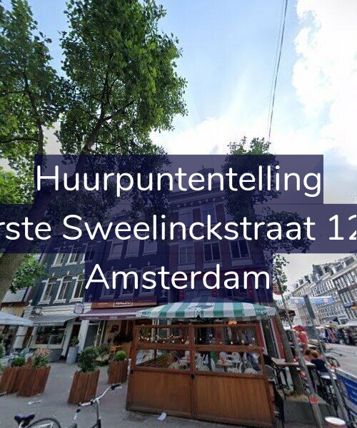 Foto gevel Huurpuntentelling voor Eerste Sweelinckstraat 12-1, Amsterdam