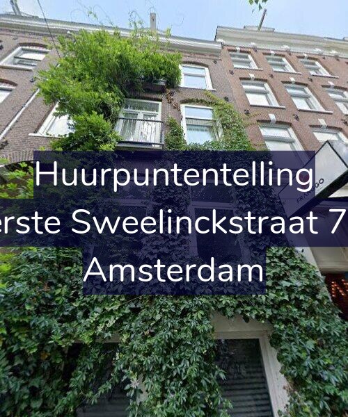 Foto gevel Huurpuntentelling voor Eerste Sweelinckstraat 7-1, Amsterdam