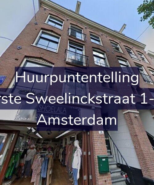 Foto gevel Huurpuntentelling voor Eerste Sweelinckstraat 1-A1, Amsterdam