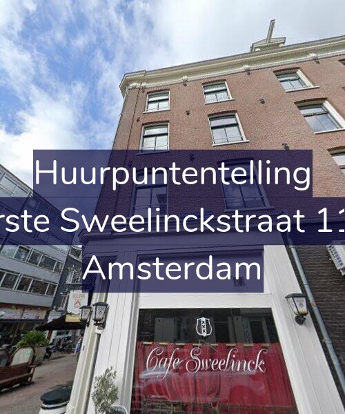 Foto gevel Huurpuntentelling voor Eerste Sweelinckstraat 11-2, Amsterdam