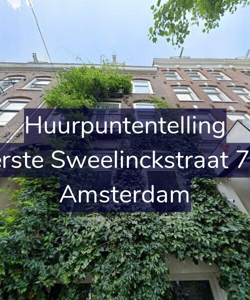 Foto gevel Huurpuntentelling voor Eerste Sweelinckstraat 7-3, Amsterdam