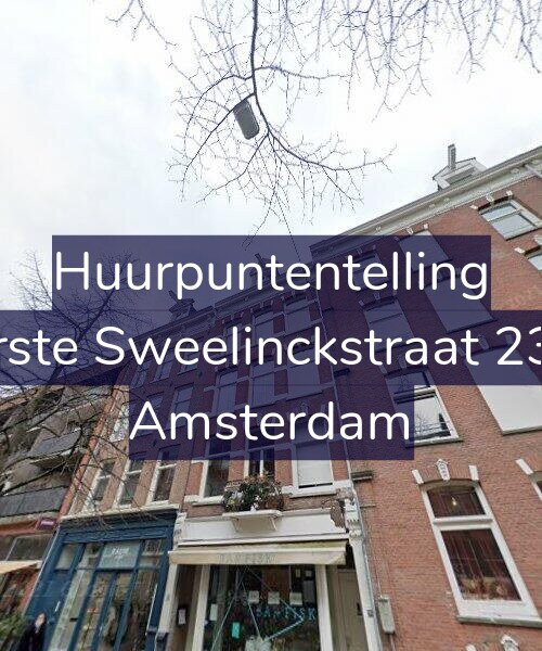 Foto gevel Huurpuntentelling voor Eerste Sweelinckstraat 23-2, Amsterdam