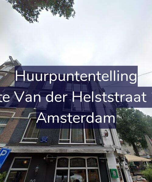 Foto gevel Huurpuntentelling voor Eerste Van der Helststraat 25-3, Amsterdam