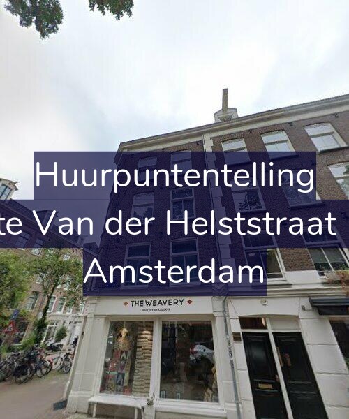 Foto gevel Huurpuntentelling voor Eerste Van der Helststraat 13-2, Amsterdam