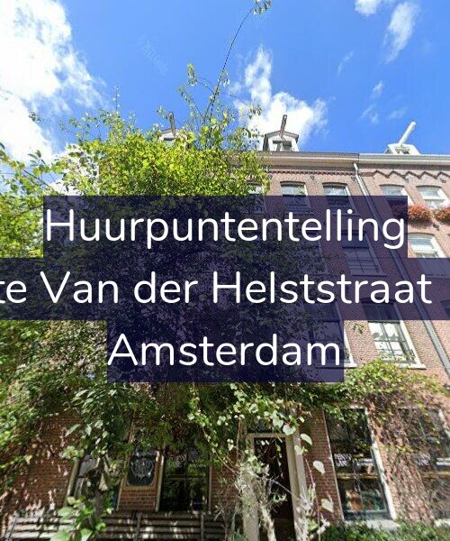 Foto gevel Huurpuntentelling voor Eerste Van der Helststraat 11-C, Amsterdam