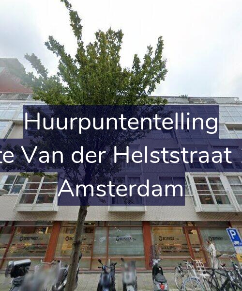 Foto gevel Huurpuntentelling voor Eerste Van der Helststraat 1-A6, Amsterdam