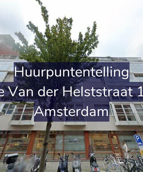 Foto gevel Huurpuntentelling voor Eerste Van der Helststraat 1-A15, Amsterdam