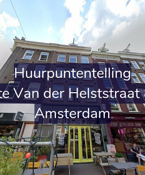 Foto gevel Huurpuntentelling voor Eerste Van der Helststraat 80-1, Amsterdam