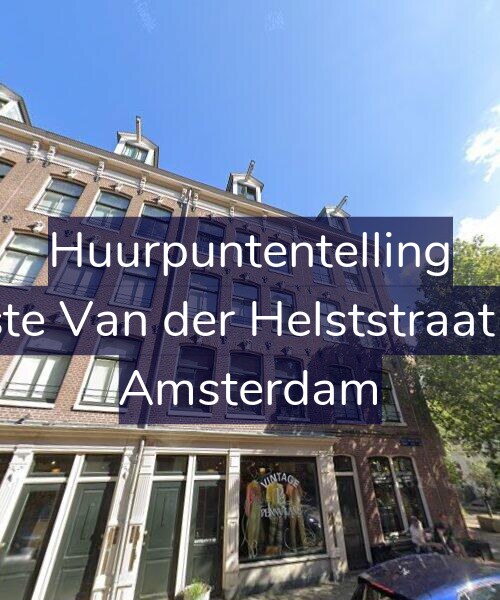 Foto gevel Huurpuntentelling voor Eerste Van der Helststraat 9-C, Amsterdam