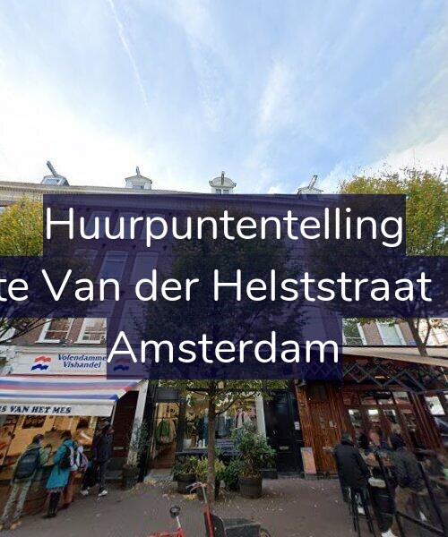 Foto gevel Huurpuntentelling voor Eerste Van der Helststraat 58-1, Amsterdam