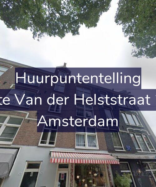 Foto gevel Huurpuntentelling voor Eerste Van der Helststraat 23-3, Amsterdam