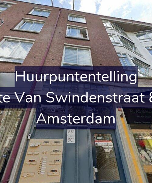 Foto gevel Huurpuntentelling voor Eerste Van Swindenstraat 88-A, Amsterdam