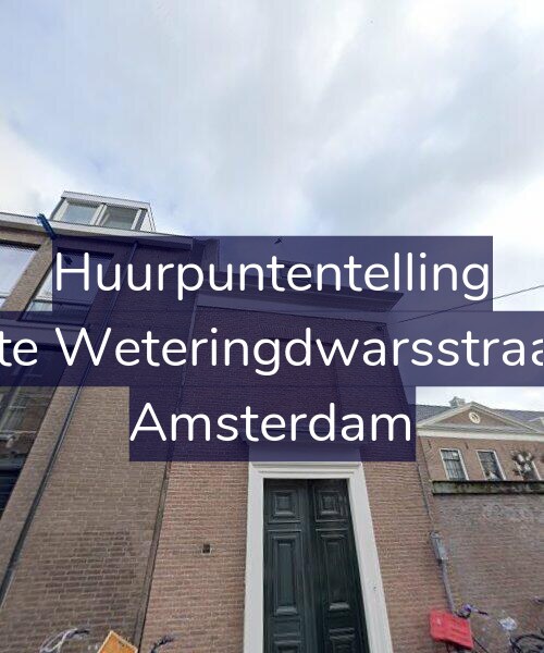 Foto gevel Huurpuntentelling voor Eerste Weteringdwarsstraat 89, Amsterdam