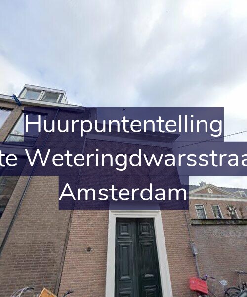 Foto gevel Huurpuntentelling voor Eerste Weteringdwarsstraat 83, Amsterdam