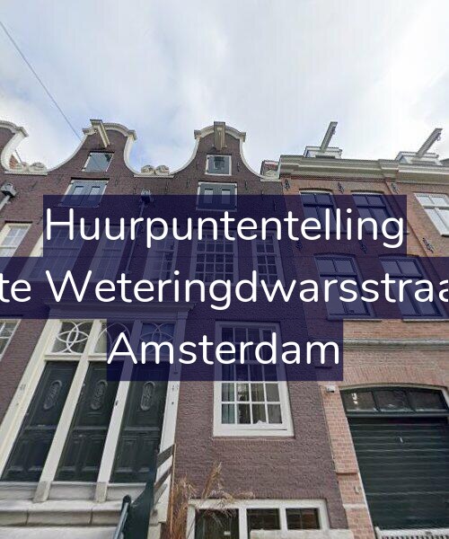 Foto gevel Huurpuntentelling voor Eerste Weteringdwarsstraat 35, Amsterdam