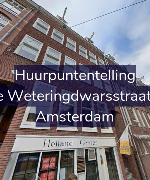 Foto gevel Huurpuntentelling voor Eerste Weteringdwarsstraat 50-1, Amsterdam