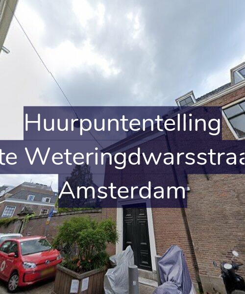 Foto gevel Huurpuntentelling voor Eerste Weteringdwarsstraat 99, Amsterdam