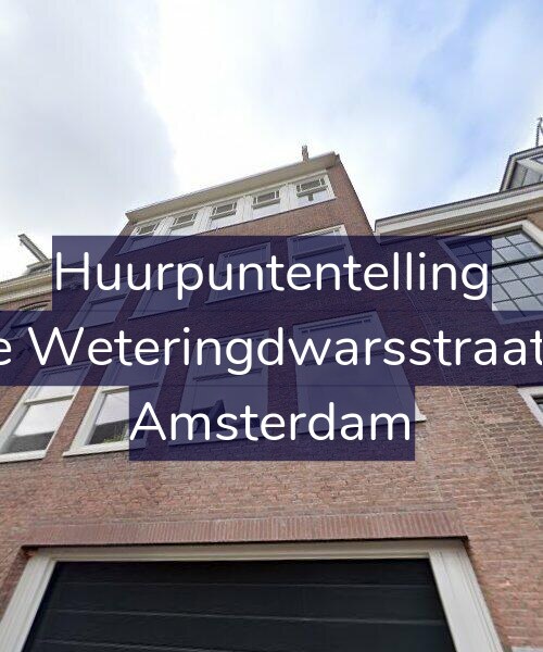 Foto gevel Huurpuntentelling voor Eerste Weteringdwarsstraat 60-3, Amsterdam