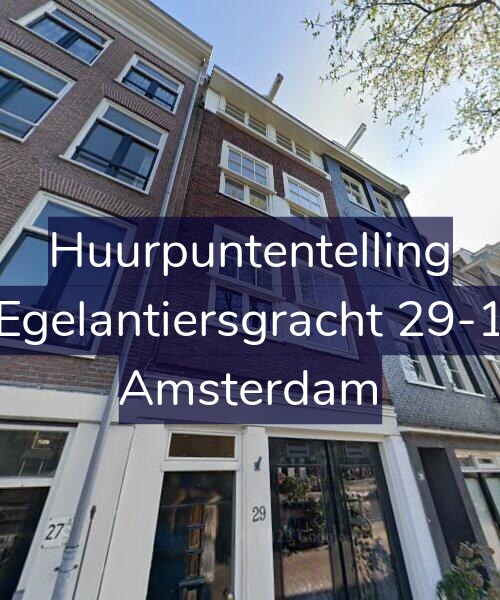 Foto gevel Huurpuntentelling voor Egelantiersgracht 29-1, Amsterdam