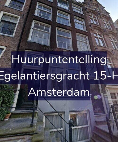 Foto gevel Huurpuntentelling voor Egelantiersgracht 15-H, Amsterdam