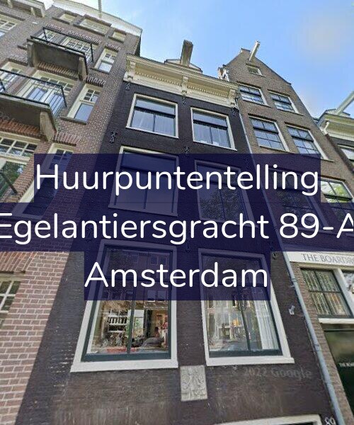 Foto gevel Huurpuntentelling voor Egelantiersgracht 89-A, Amsterdam