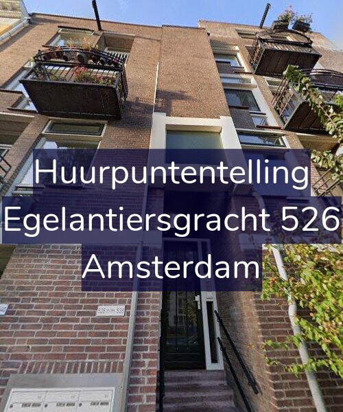 Foto gevel Huurpuntentelling voor Egelantiersgracht 526, Amsterdam