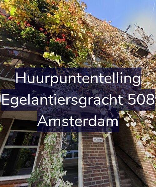 Foto gevel Huurpuntentelling voor Egelantiersgracht 508, Amsterdam