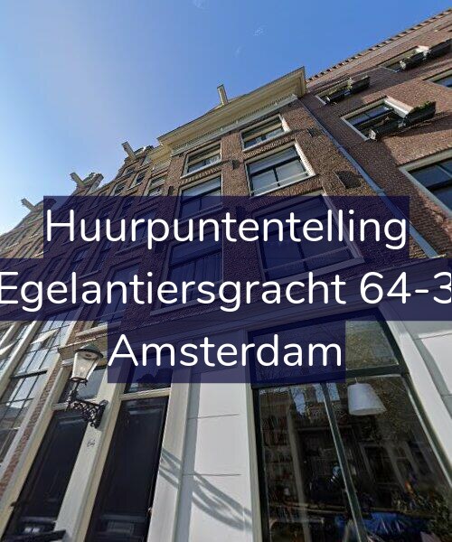 Foto gevel Huurpuntentelling voor Egelantiersgracht 64-3, Amsterdam