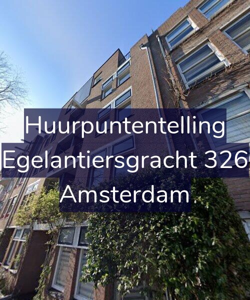 Foto gevel Huurpuntentelling voor Egelantiersgracht 326, Amsterdam