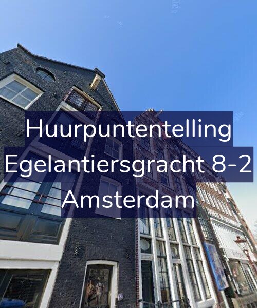 Foto gevel Huurpuntentelling voor Egelantiersgracht 8-2, Amsterdam