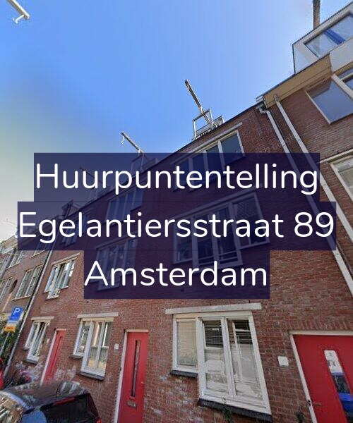 Foto gevel Huurpuntentelling voor Egelantiersstraat 89, Amsterdam