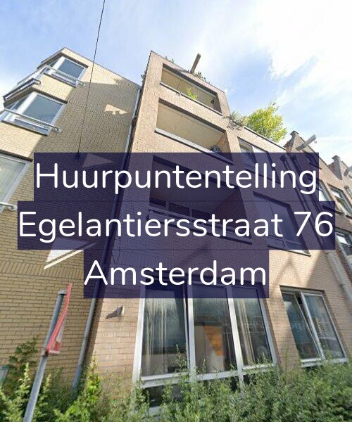 Foto gevel Huurpuntentelling voor Egelantiersstraat 76, Amsterdam