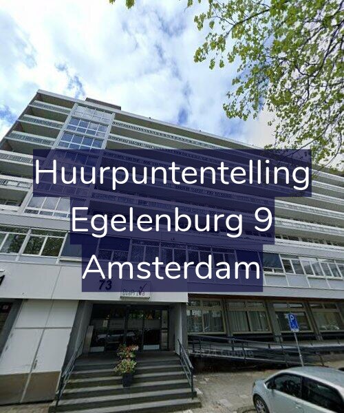 Foto gevel Huurpuntentelling voor Egelenburg 9, Amsterdam