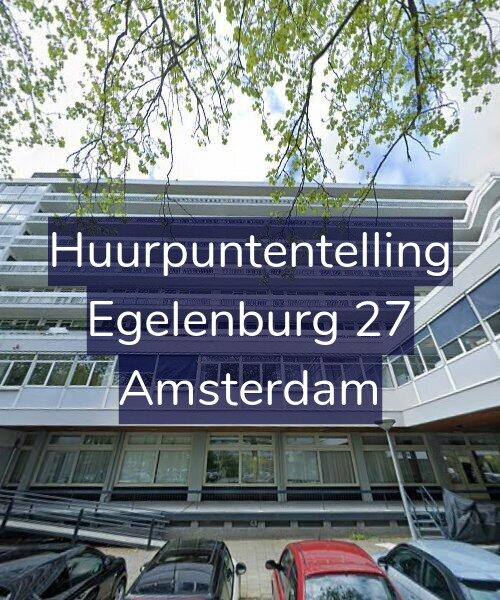 Foto gevel Huurpuntentelling voor Egelenburg 27, Amsterdam