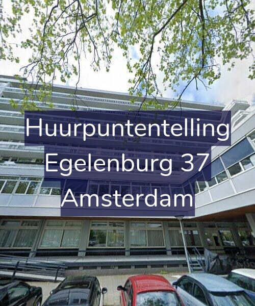 Foto gevel Huurpuntentelling voor Egelenburg 37, Amsterdam