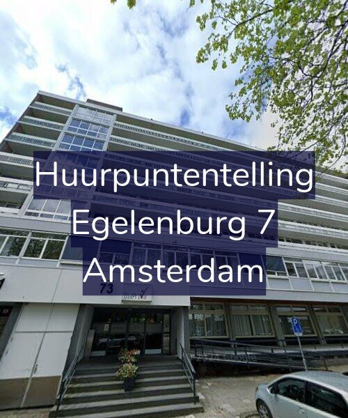 Foto gevel Huurpuntentelling voor Egelenburg 7, Amsterdam